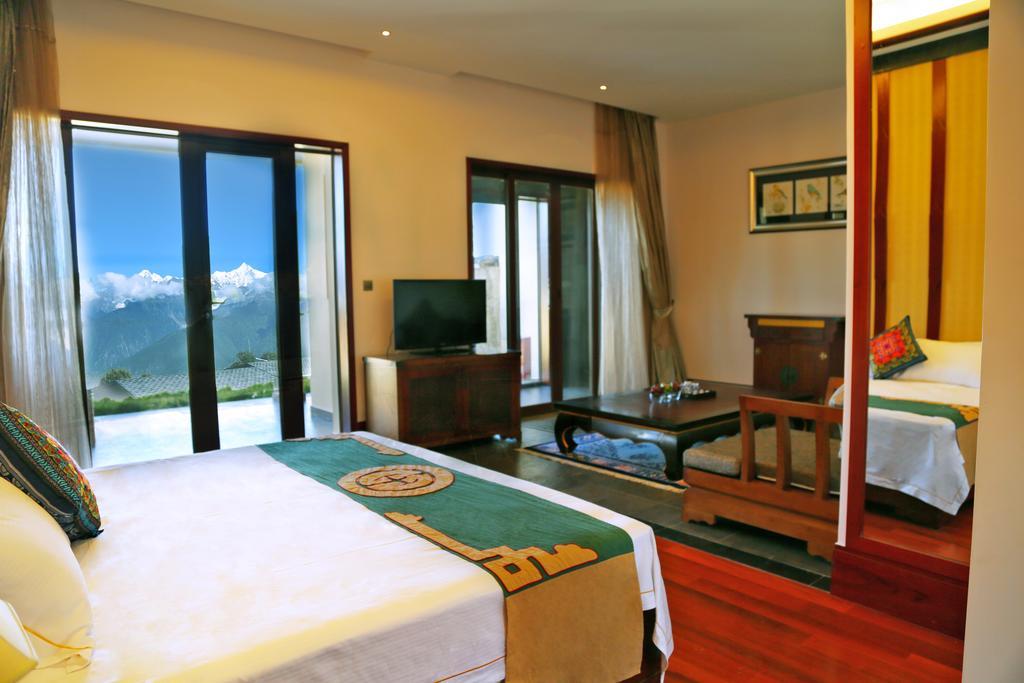 High Mountain Resort-Deqin Deqen Zimmer foto